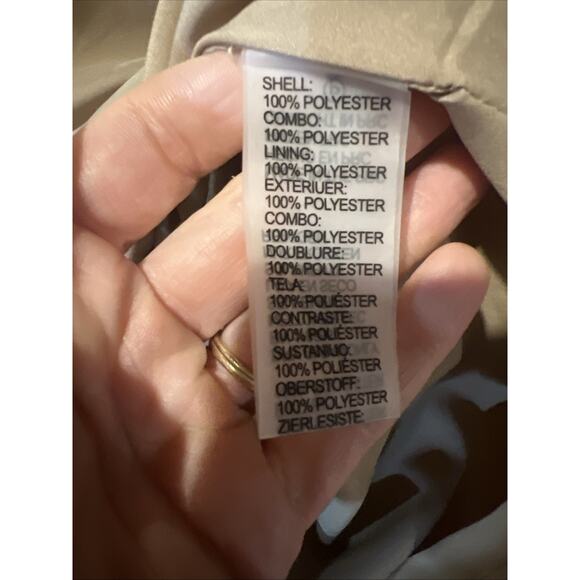 NWT Stunning Dress By Shani Tan With Sheer Overlay Black Sequin Appliqués Size 8 - Picture 11 of 11